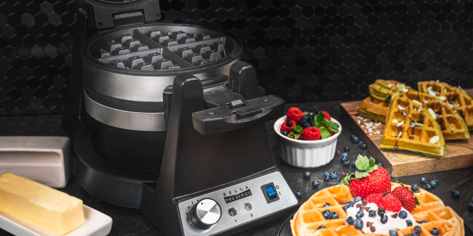 Bella's Pro Dual Belgian Flip Waffle Maker drops to 40 for today only