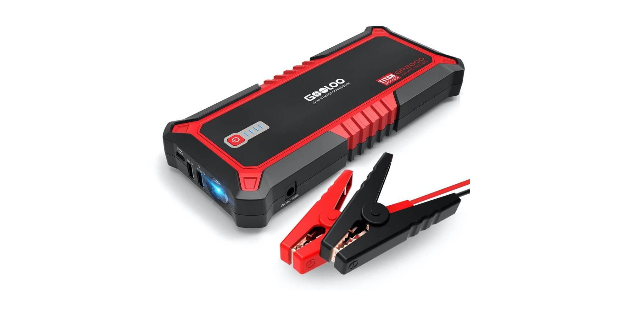 This 2000A USBC car jump starter has fallen to 60 (Amazon low, Reg. 100)