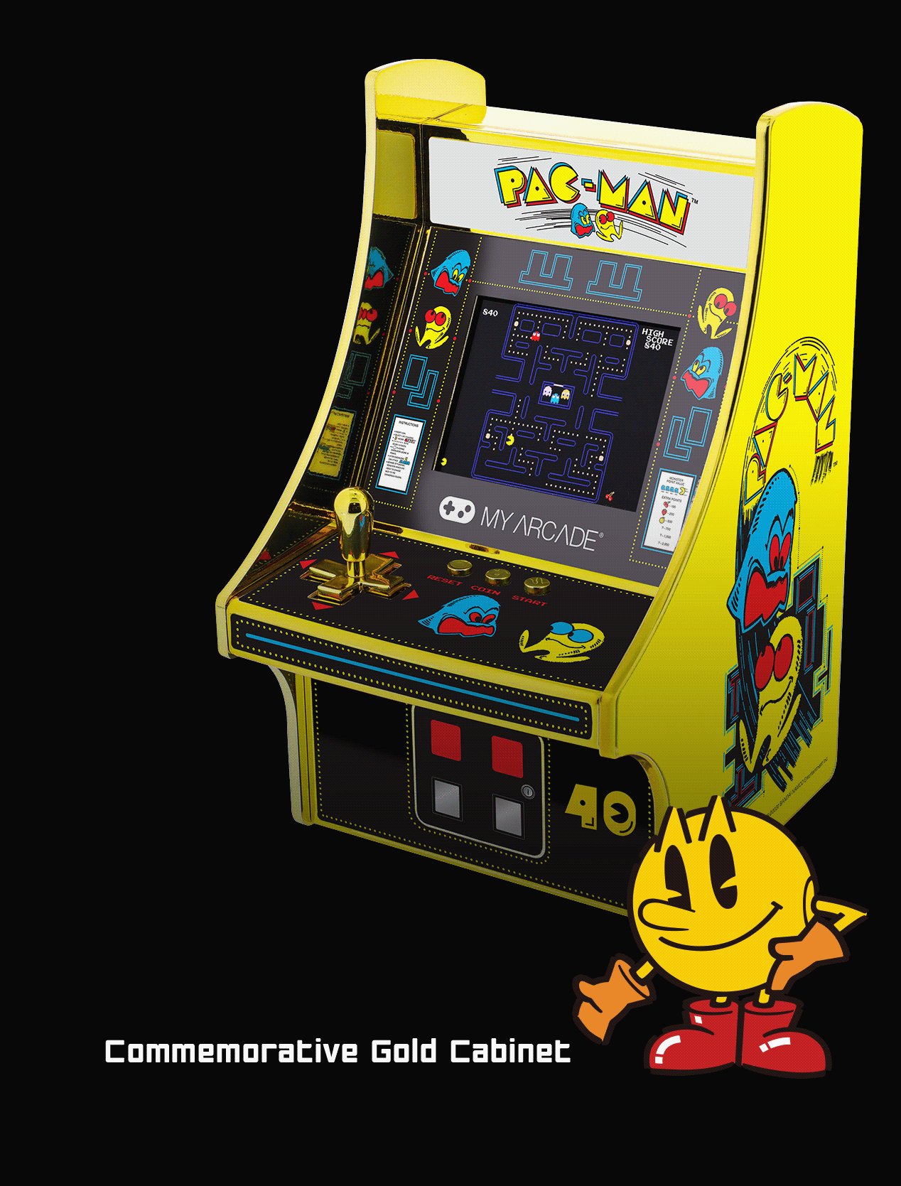 PAC-MAN mini arcade 40th Anniversary
