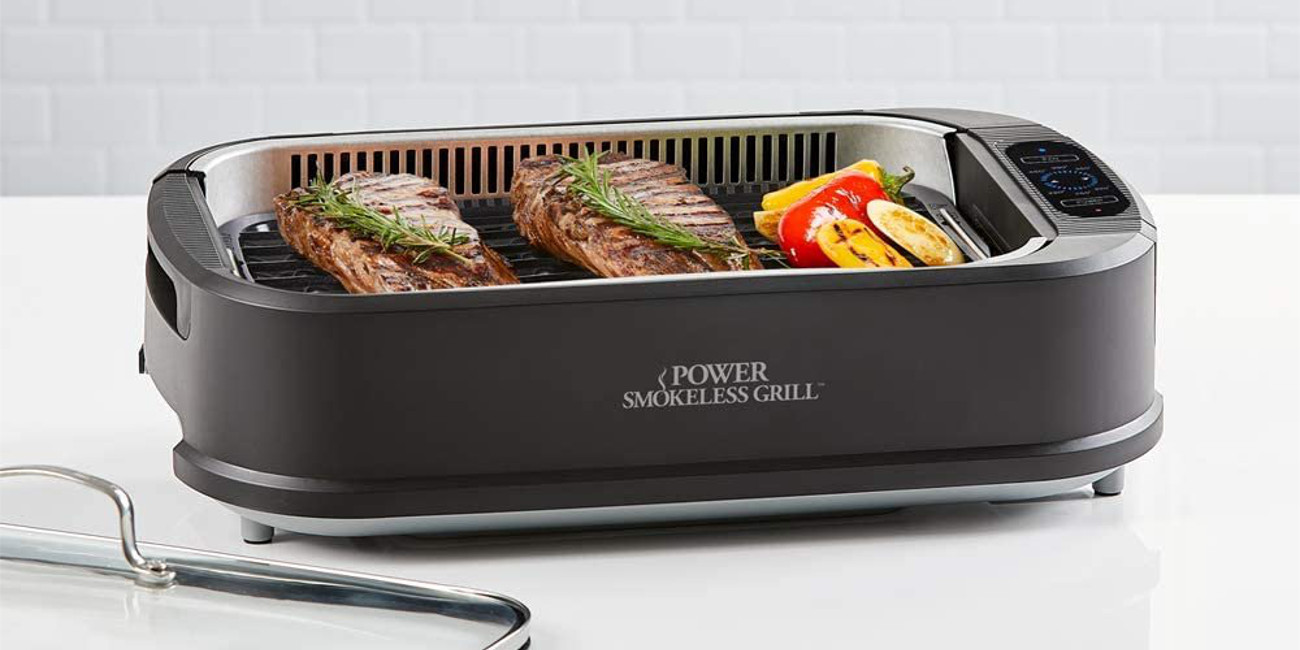 PowerXL's Smokeless Grill + breakfast griddle plate now at $70 (Reg. $120)