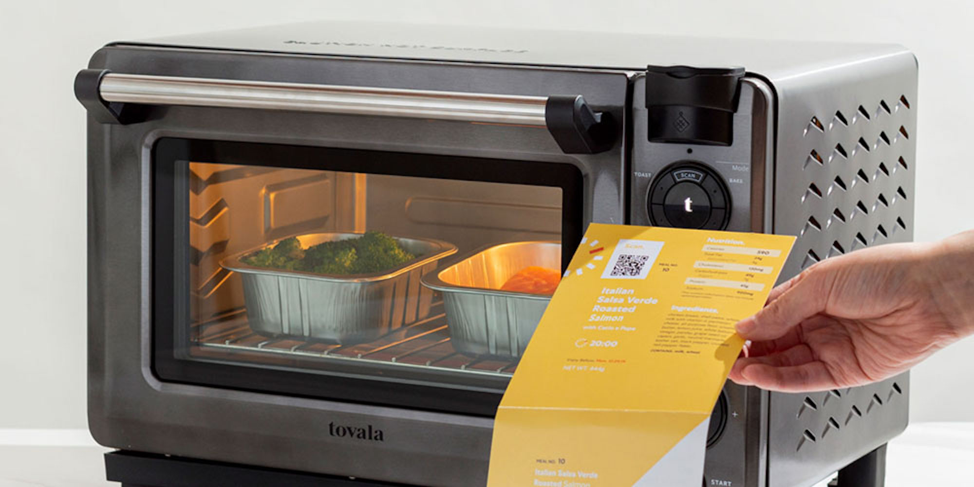 Cook meals easily with the Tovala Smart Oven and Meal Delivery for $233