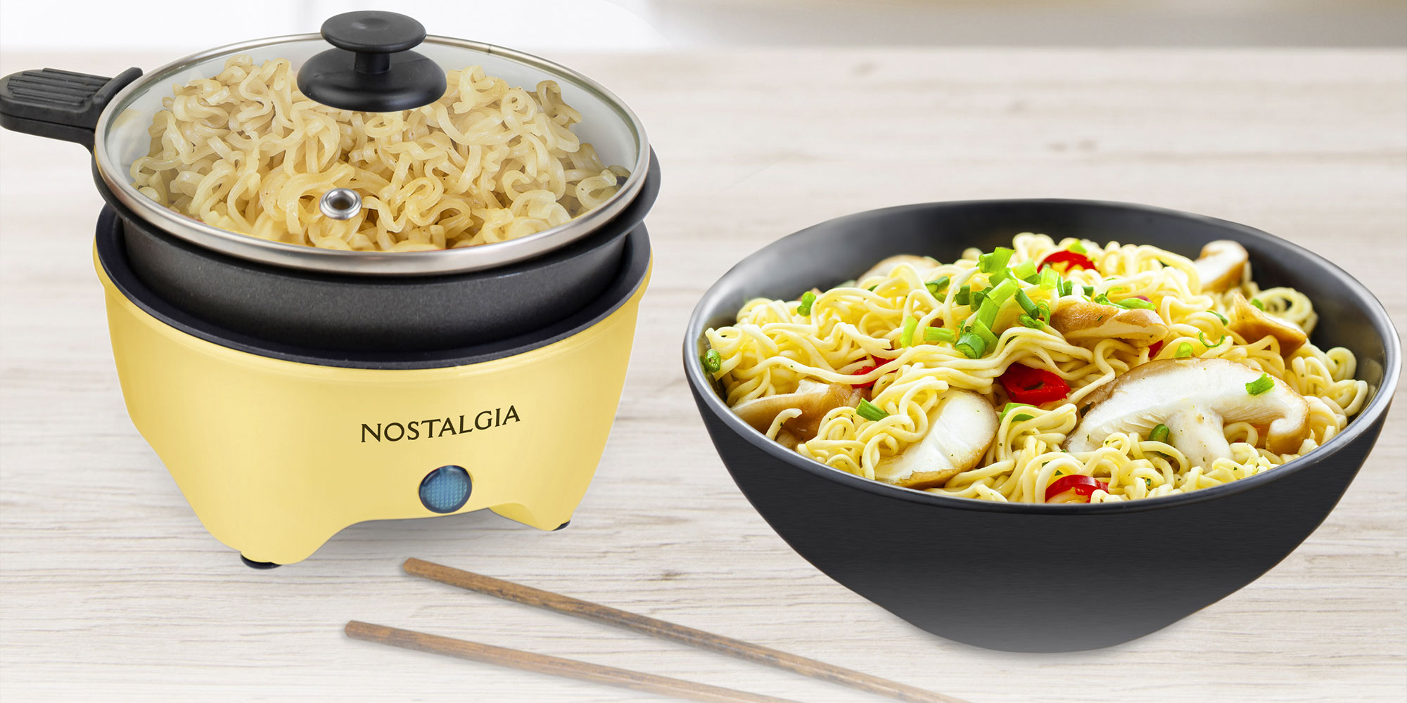 MSK5YW  MyMini Personal Electric Skillet & Noodle Maker 