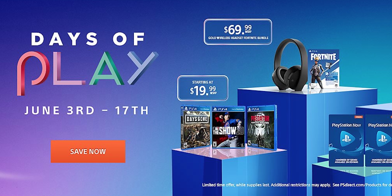 ps days of play sale 2020