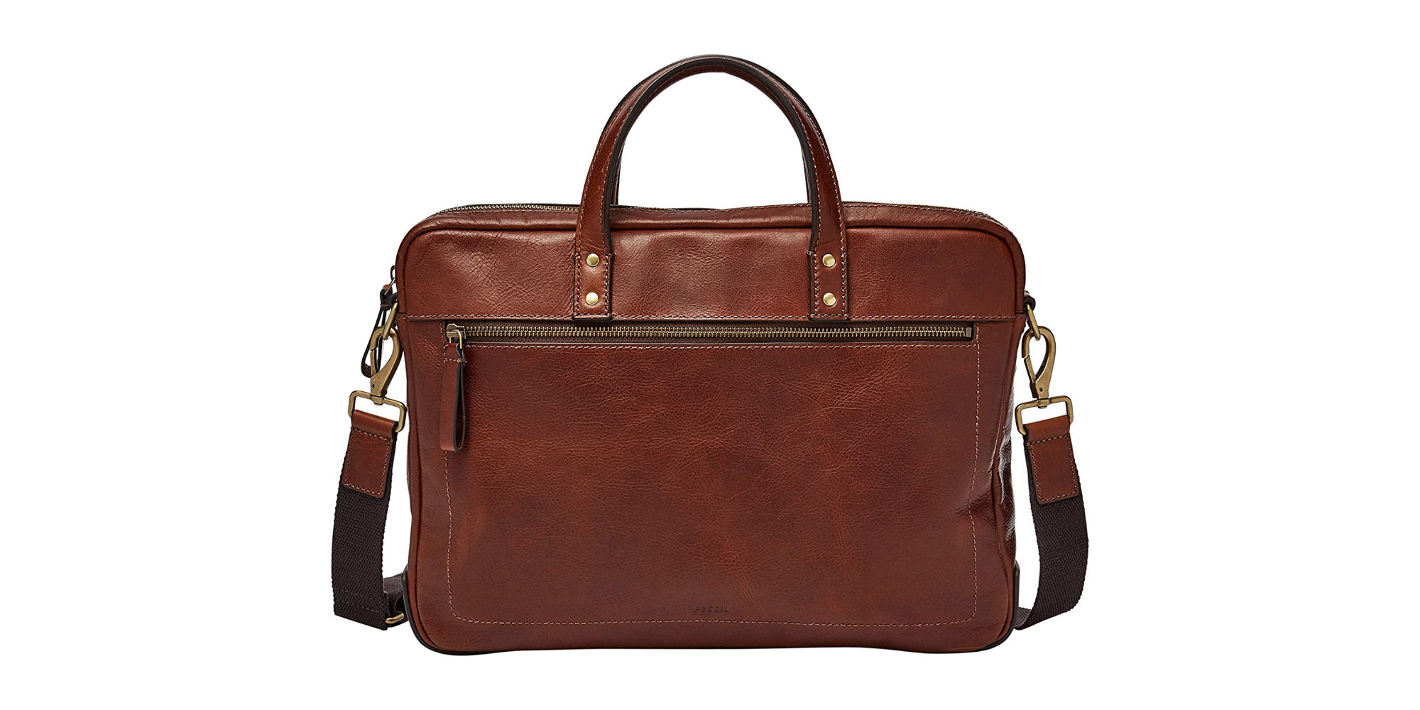 Fossil’s fullgrain leather Haskell Bag receives 80 price cut at