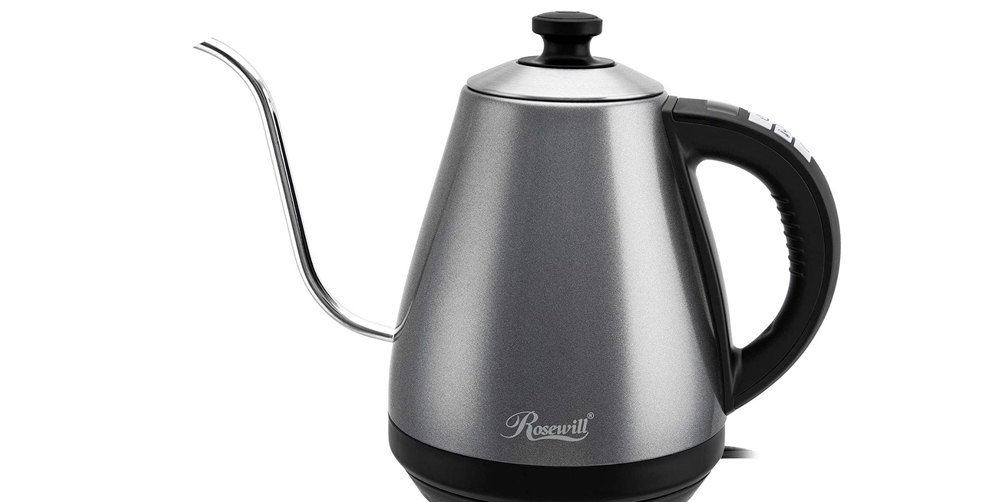 Rosewill Home Gooseneck Electric Kettle Temp Control Stainless Steel Coffee  Pot