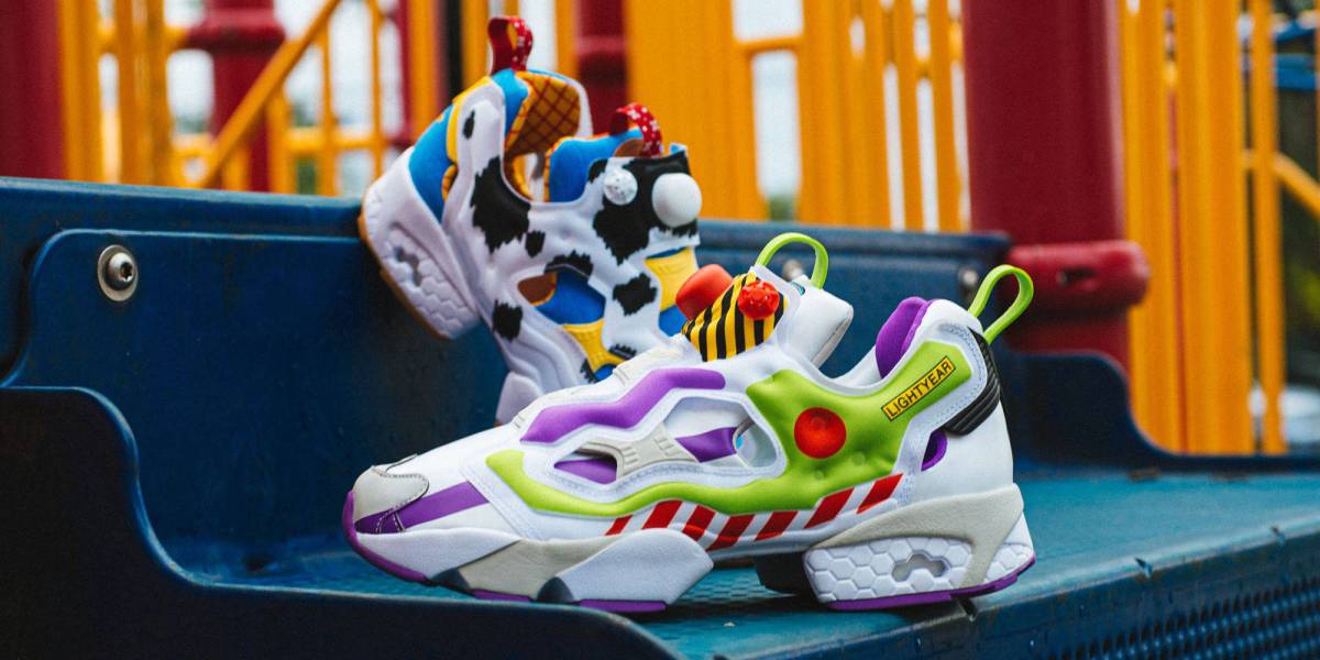 Story Reebok sneakers put Woody and Buzz on your feet