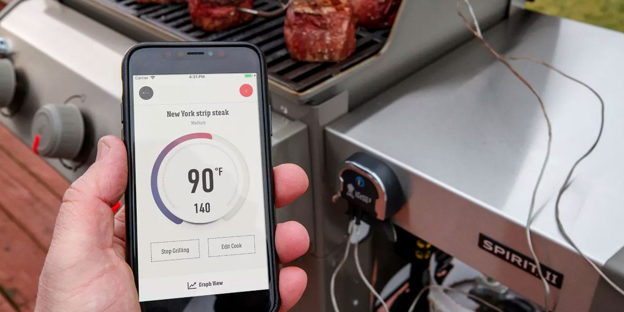 Weber iGrill 3 relays meat temps to your iPhone, now as low as $71 (Reg.  $100)