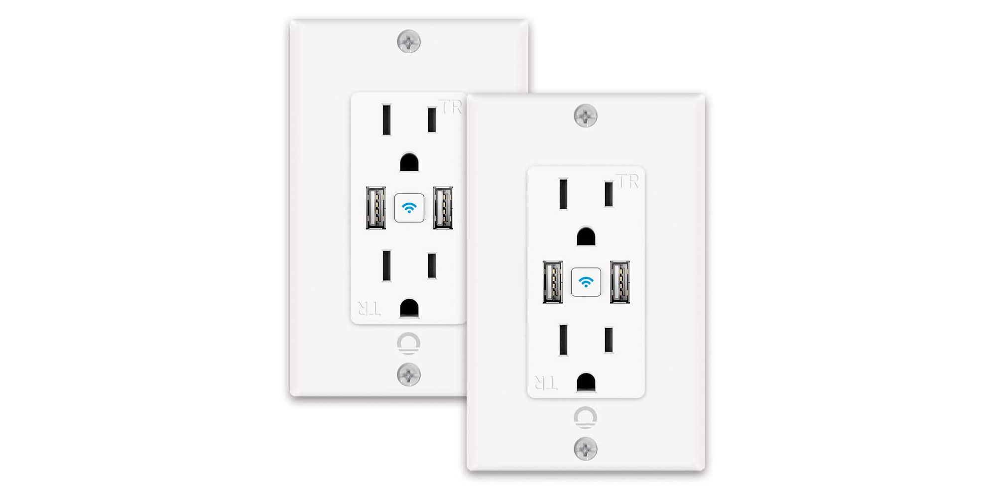dual smart wall outlet power usage