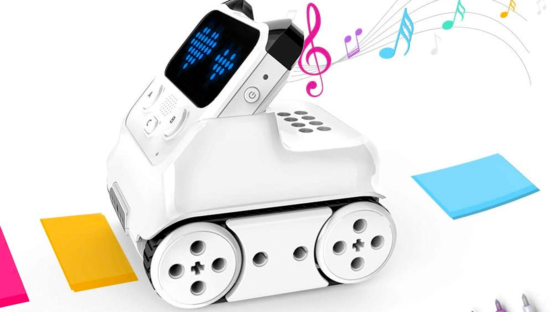 Makeblock Codey Rocky Robot Toy, Programmable and Interactive Emo Robot for  Kids 6+, STEM Learning Educational Toys Support Scratch Python