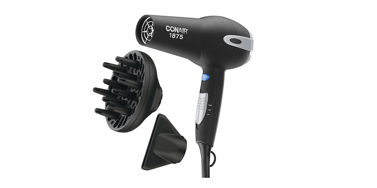 Blue and White Lightweight Hair Dryer - wide 6