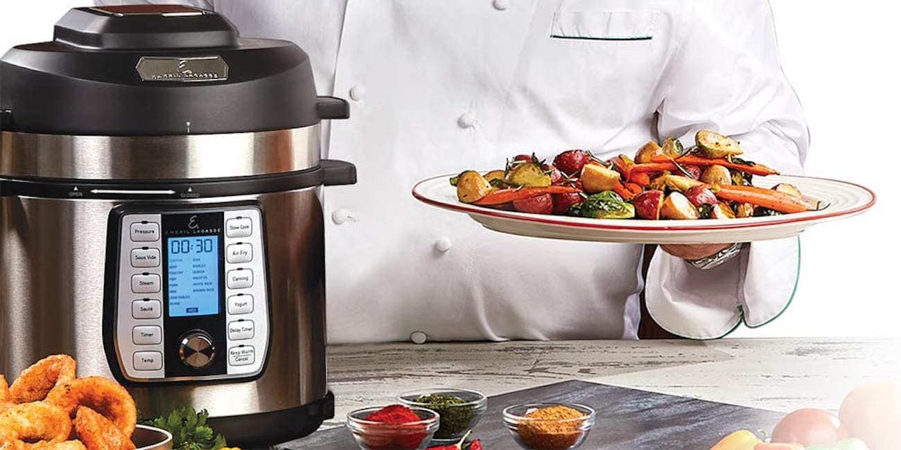 Emeril's familysized multicooker and air fryer bundle now 150 (Reg