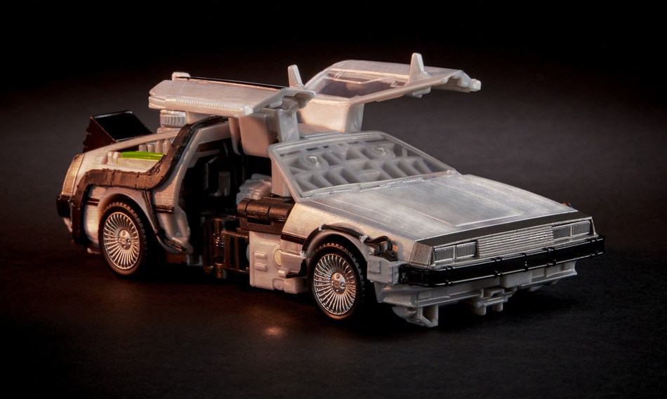 transformers back to the future delorean