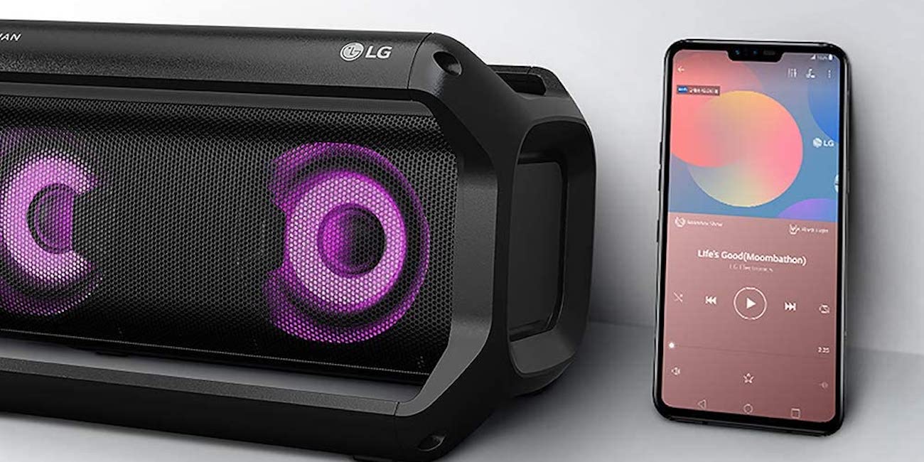 LG's XBOOM Bluetooth Speakers with beat lighting up to 45 off at