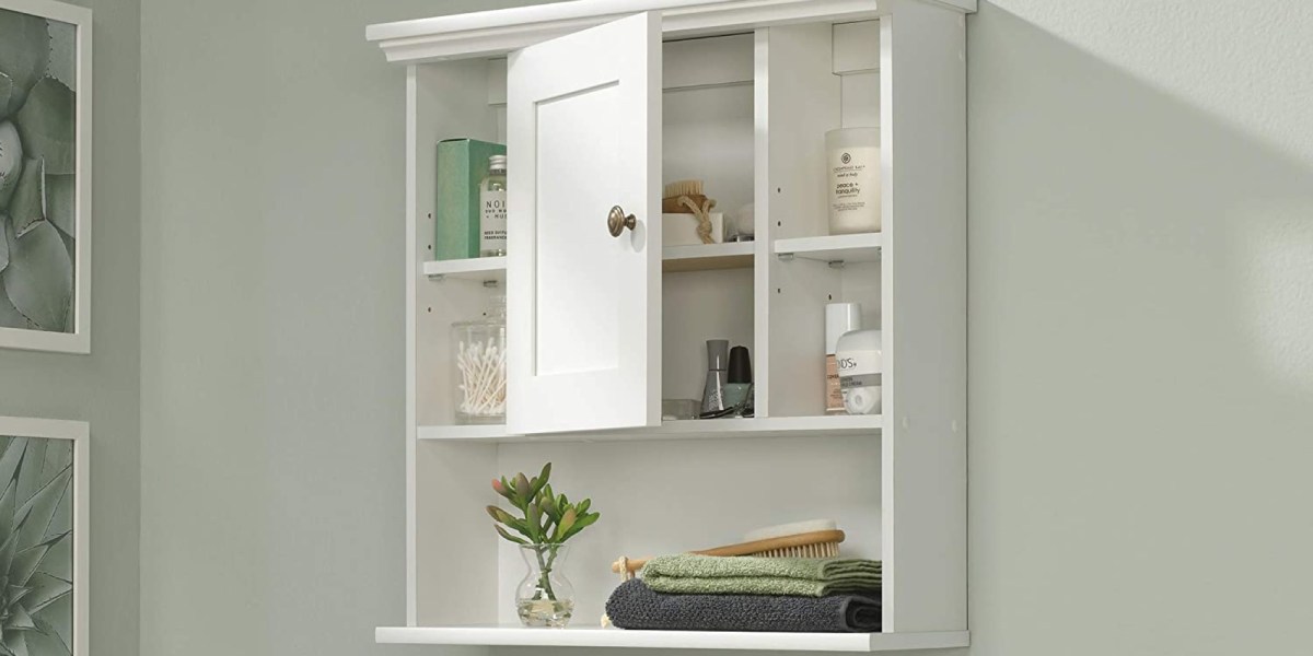 Create Bathroom Space With Sauder S Peppercorn Wall Cabinet 56 50 Reg 70 9to5toys - Sauder Peppercorn Wall Cabinet