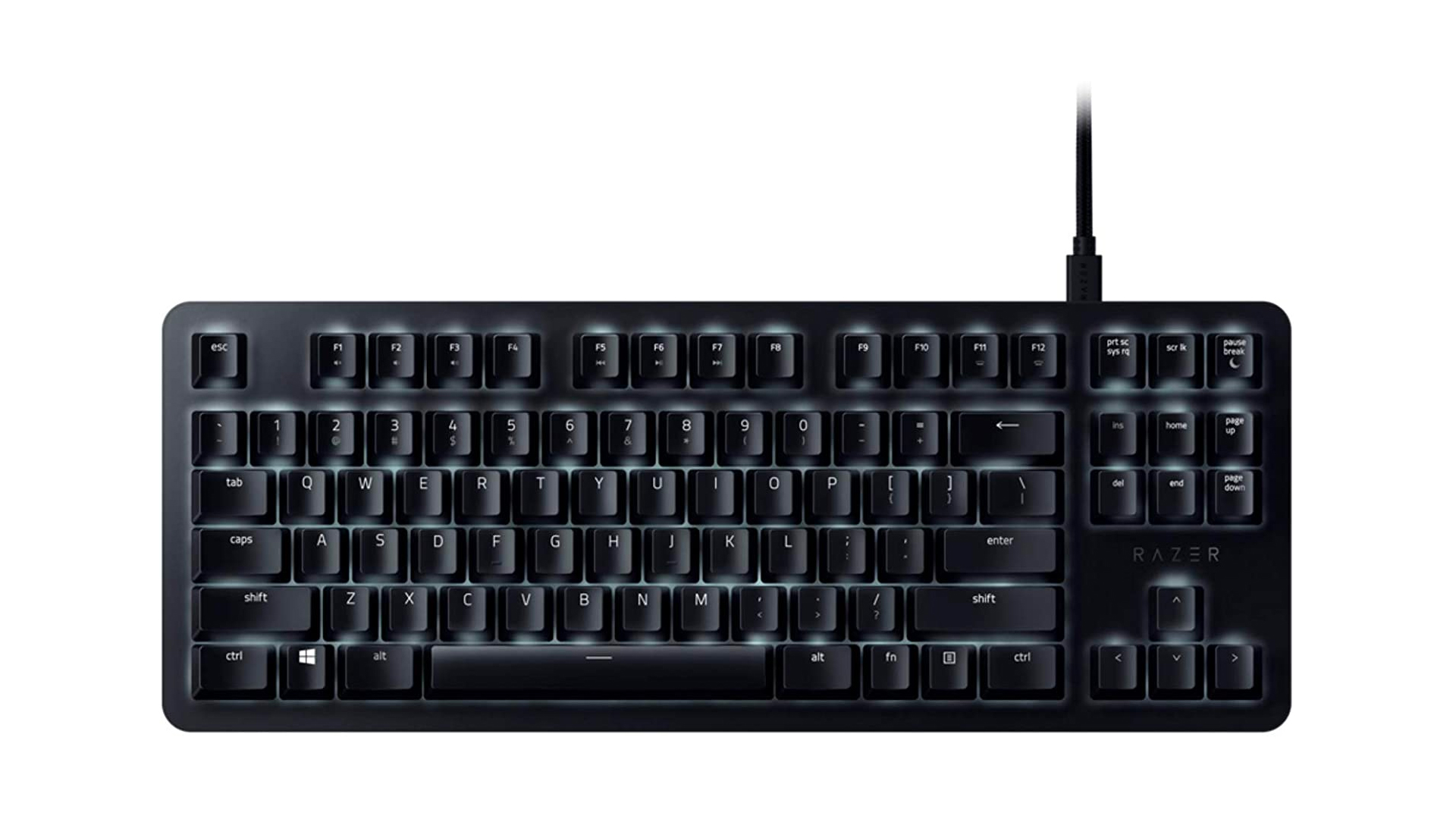 razer black widow light