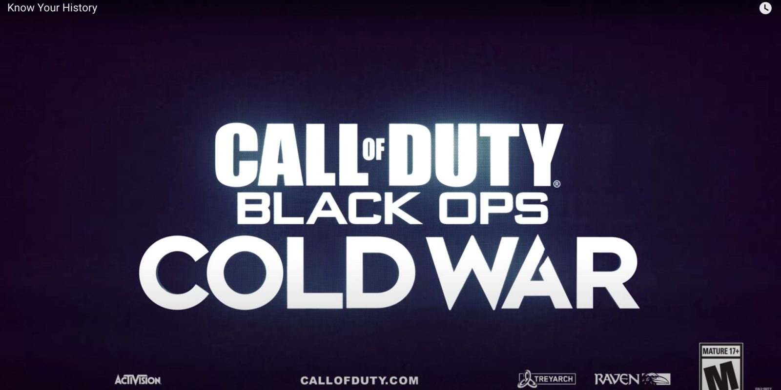 Black Ops Cold War is 2020's new Call of Duty game [Video ...