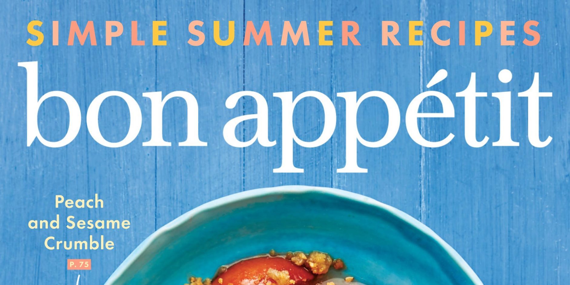 Score a year of Bon Appétit magazine at just over 4 today (At least 60