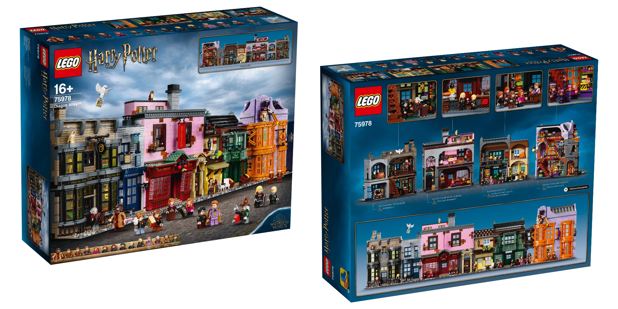 LEGO Diagon Alley debuts with 5,500pieces, 12 minifigs, more 9to5Toys