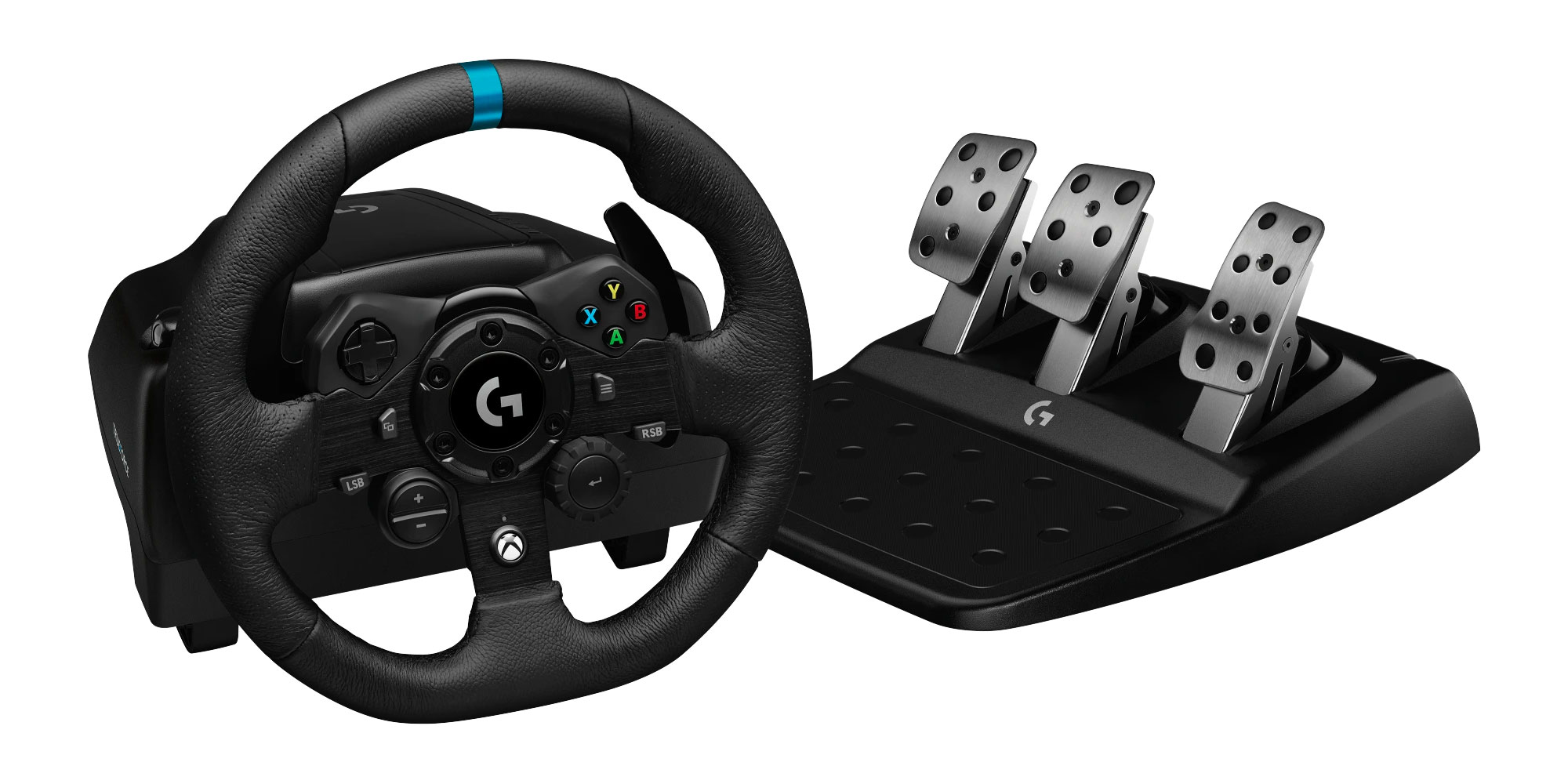 Logitech's G923 TRUEFORCE racing wheel works with Series X/S, PS5 + PC