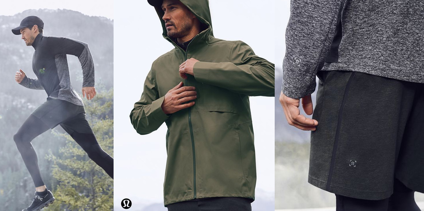 Lululemon fall must-haves for men include cozy hoodies, shorts and jackets