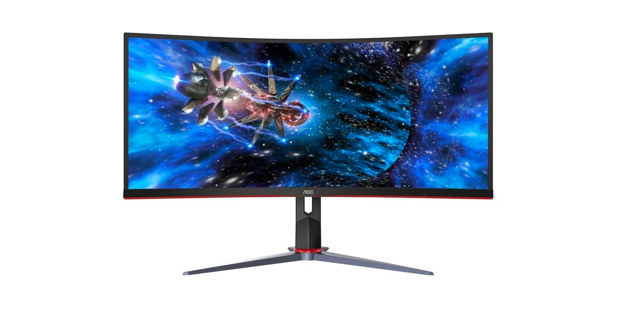 Aoc S Latest 1440p Curved Ultrawide Gaming Monitor Is 144hz 9to5toys