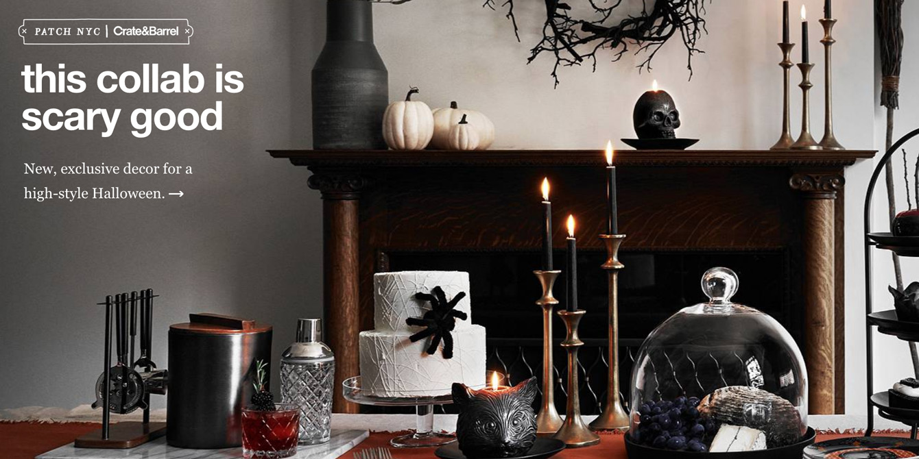 Crate & Barrel debuts a new Halloween collection with Patch N
