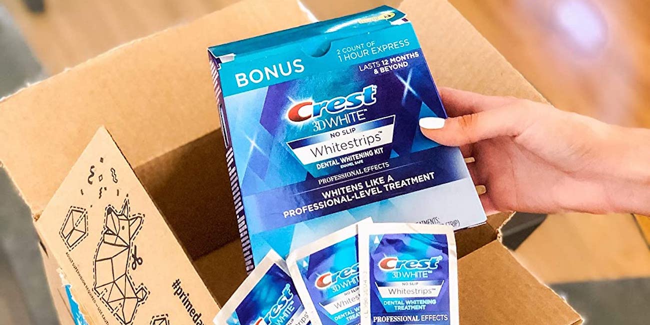 Crest 3D Whitestrips Professional Effects + Bonus 1 Hour Express