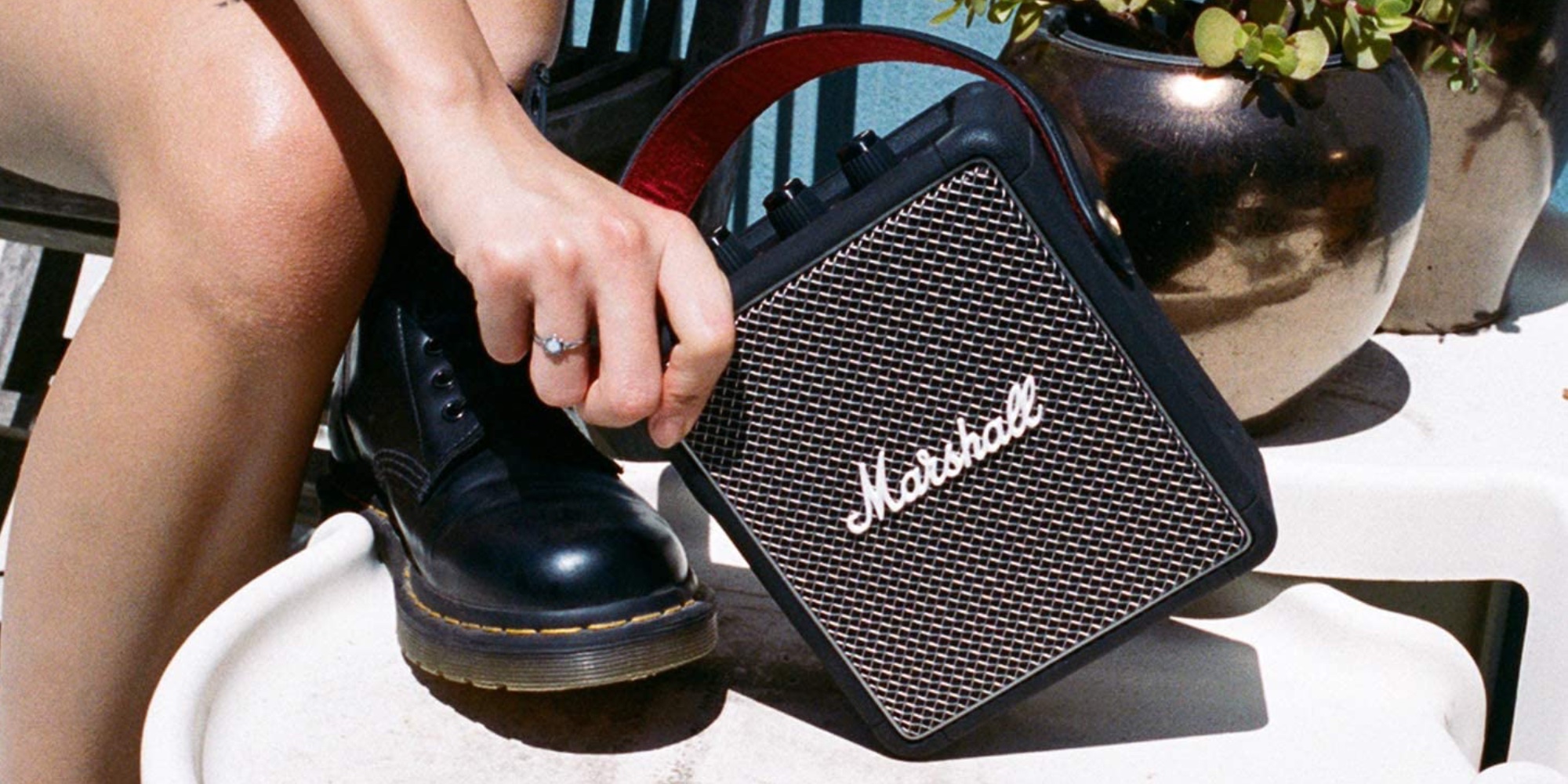 Marshall's water-resistant Stockwell II Speaker with steel grille