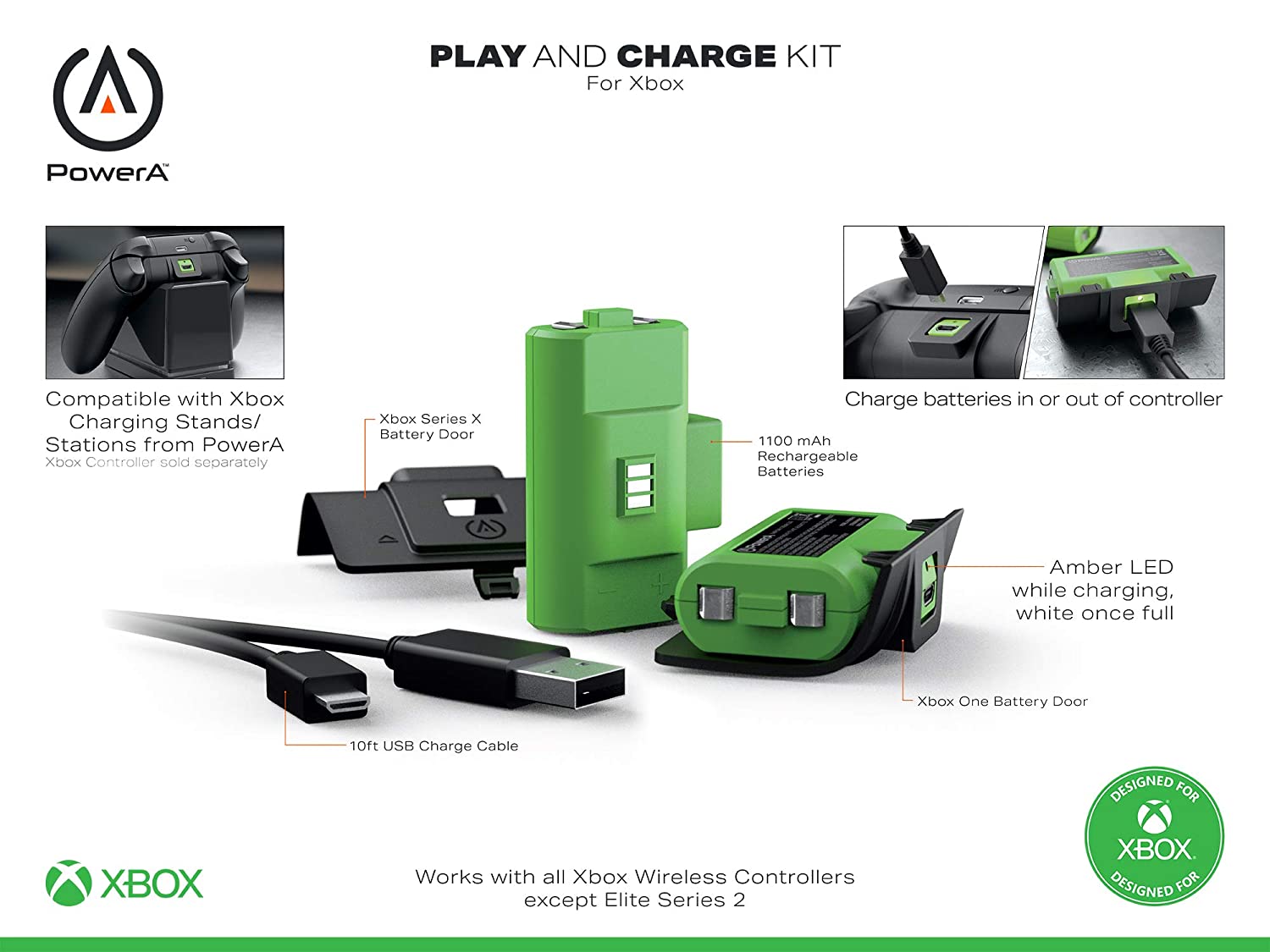 xbox series x controller charging station