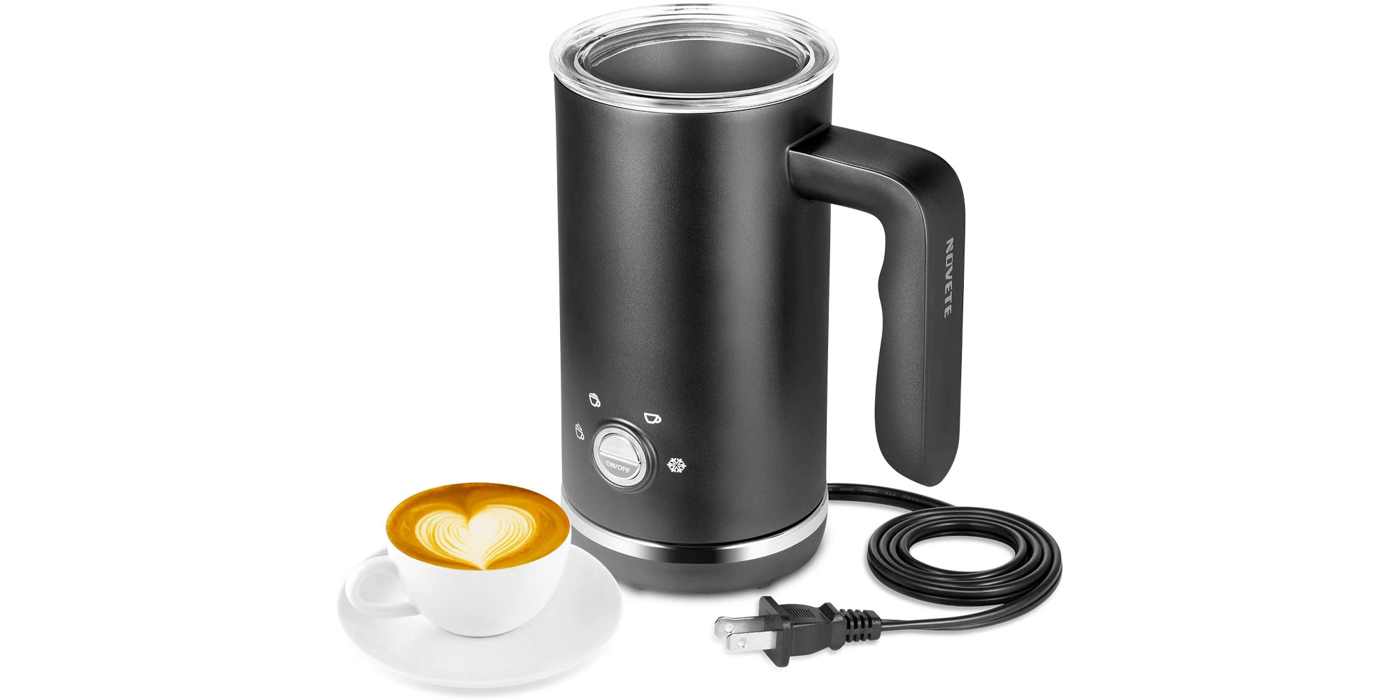 Take your coffee bar to the next level with this electric milk frother