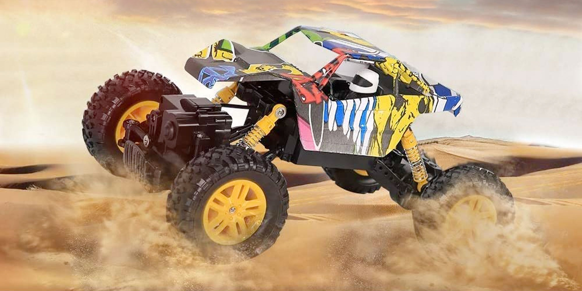 This RC truck offers true four wheel drive at 25.50 shipped (Reg. 42