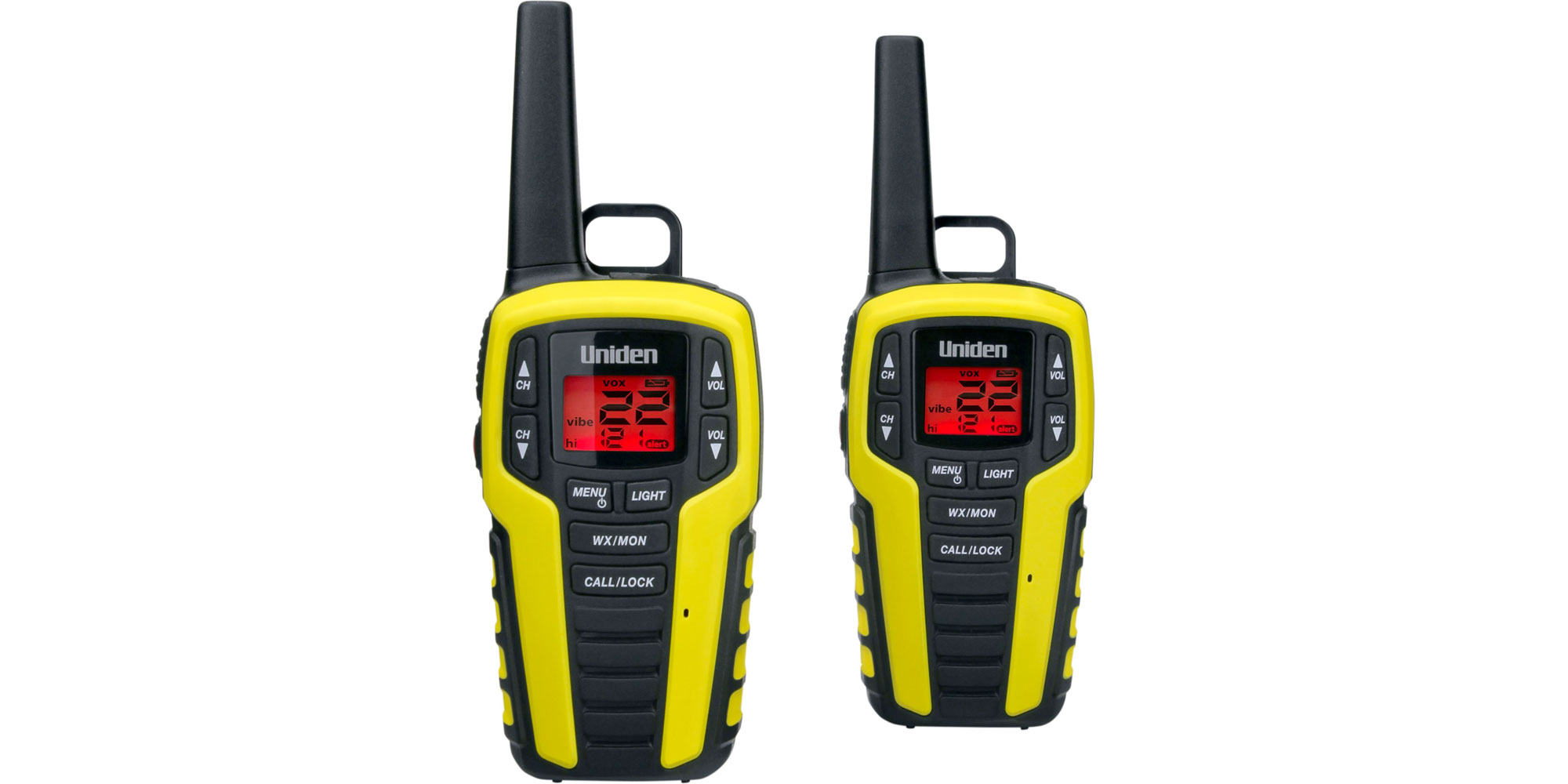 Uniden's 32mile 2way radios work with NOAA/ALERT, more at 40 (50 off)