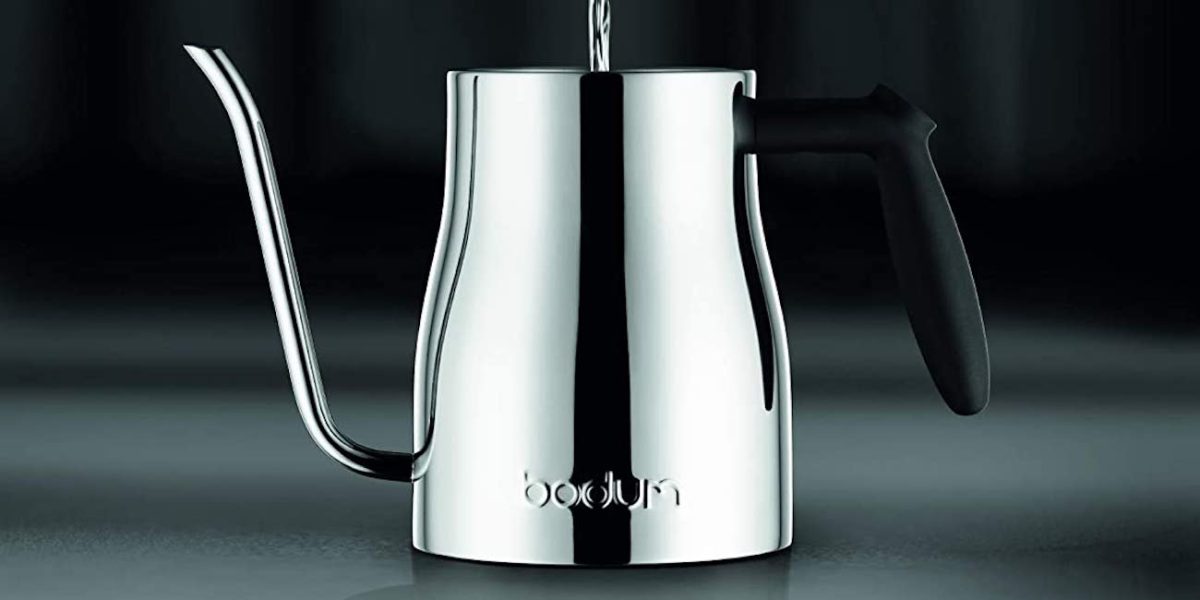 Bodum's steel Gooseneck Kettle is under 29 shipped for today only (Reg
