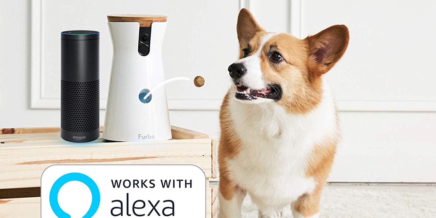 Furbo treat tossing HD pet camera with 2way audio drops to 134 at