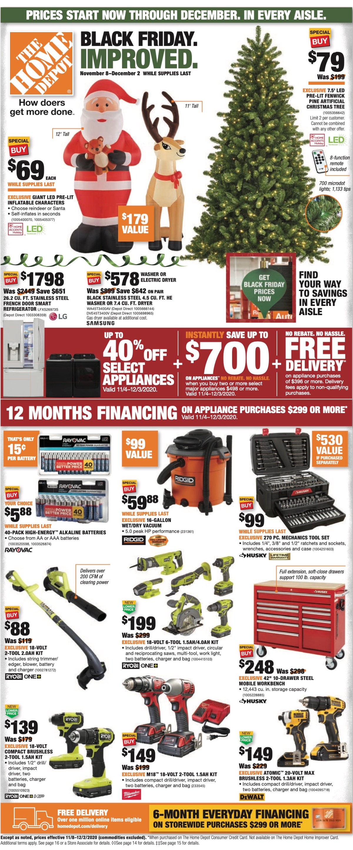 Home Depot Black Friday Improved starts November 6 9to5Toys