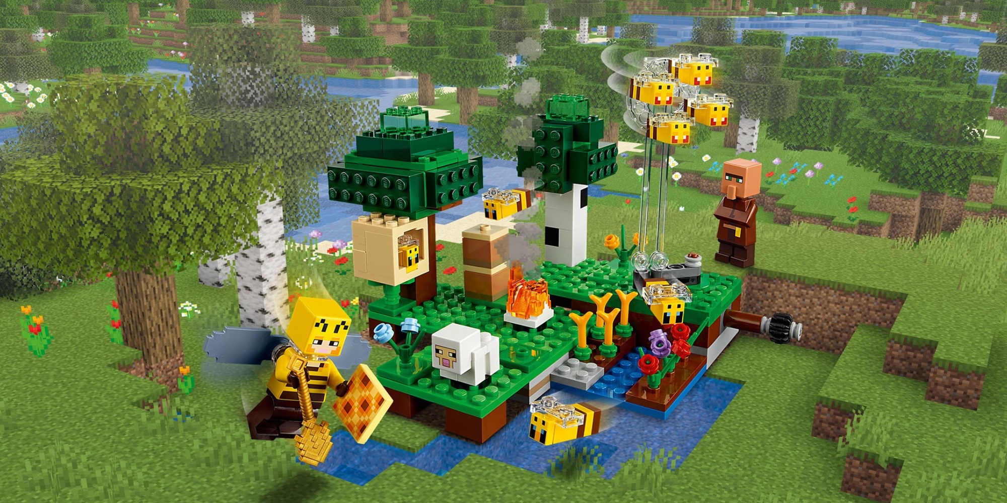 Lego Minecraft Bee Farm Announced Alongside Another New Kit 9to5toys