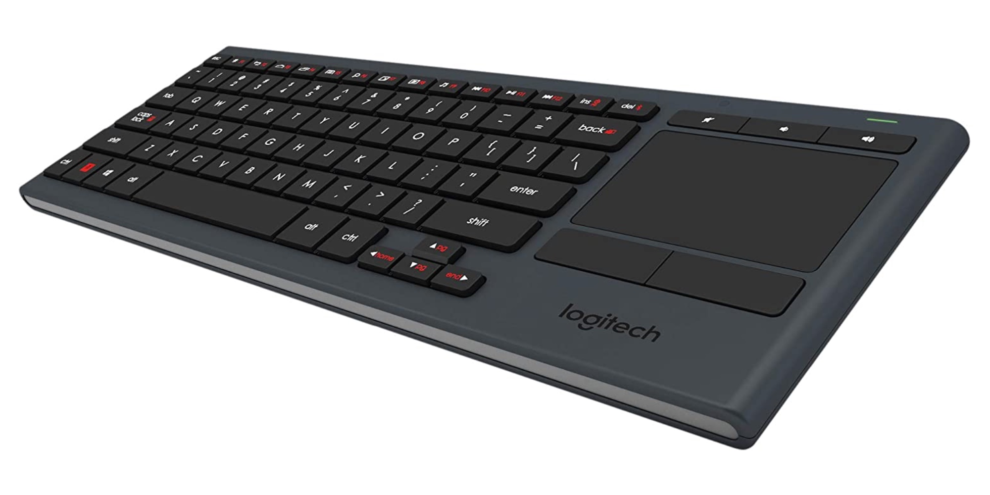 Logitech S Illuminated Keyboard Has A Built In Trackpad At 60 Off More From 18
