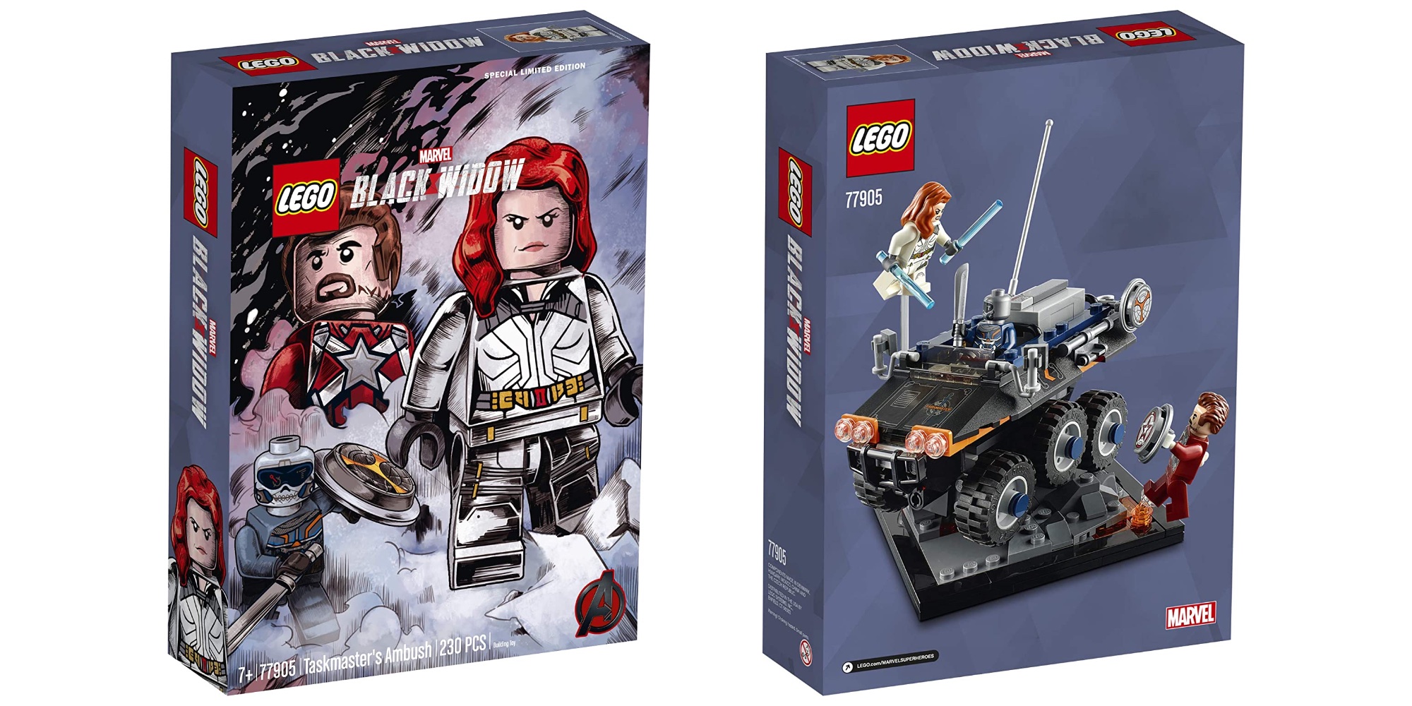 lego marvel avengers taskmaster ambush black widow set