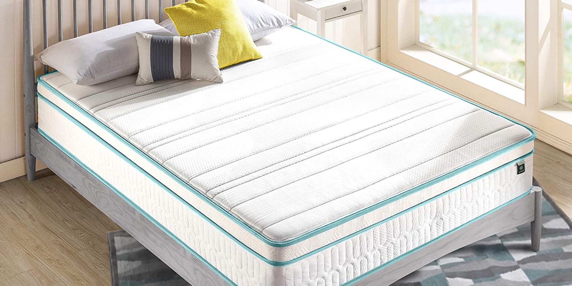 zinus 12 inch hybrid mattress queen