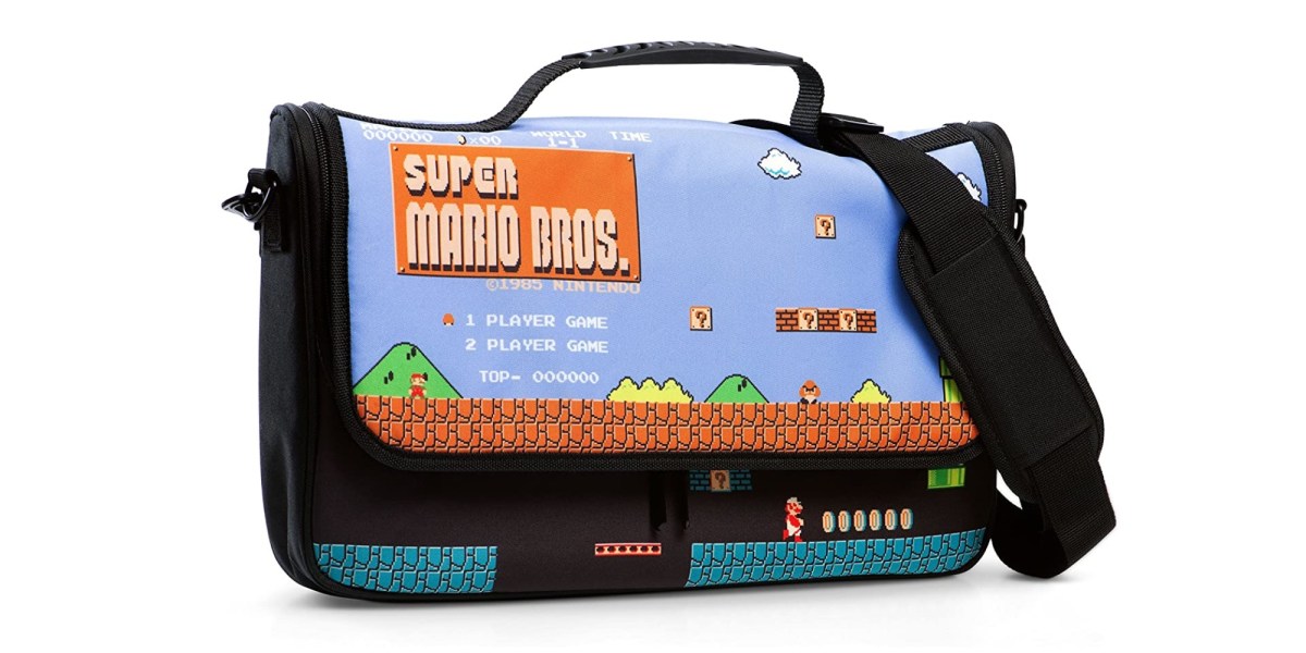 Super Mario Logo Crossbody Bag