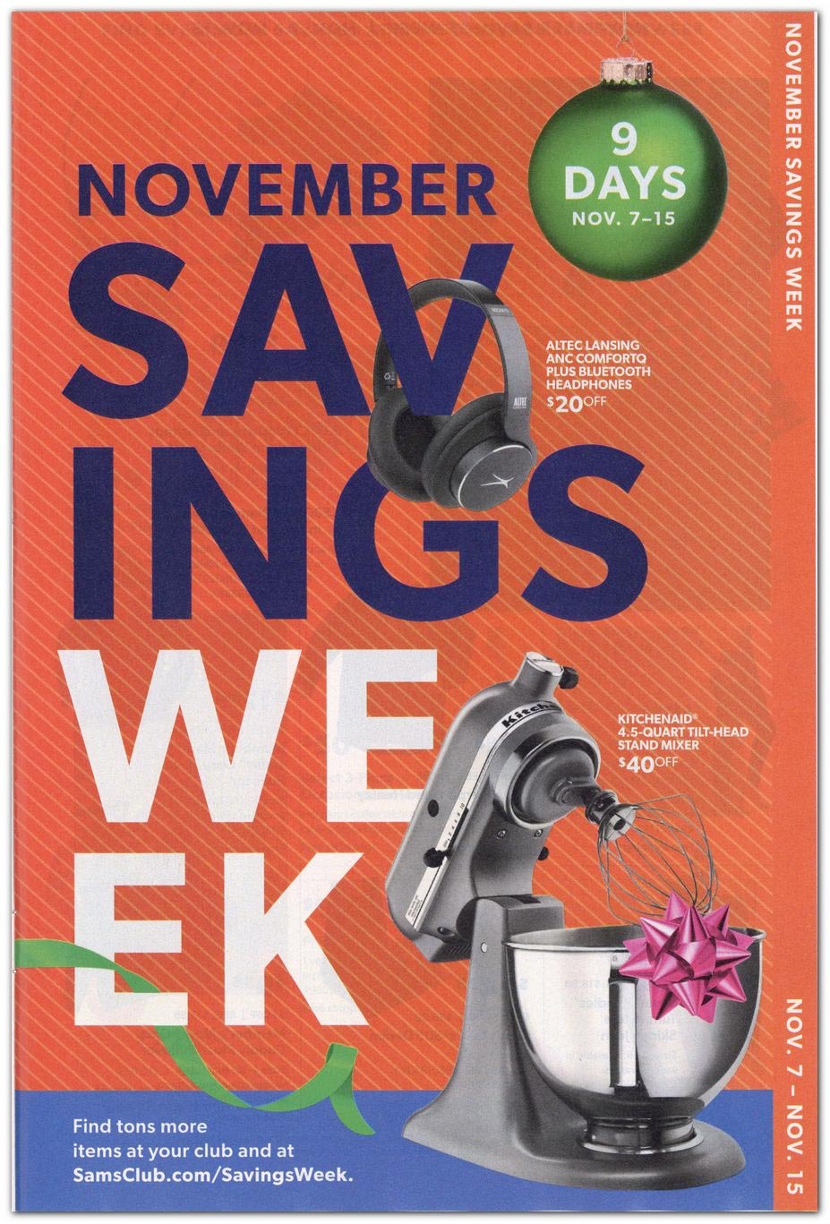 Sam's Club November Savings Event + ThanksSavings 9to5Toys