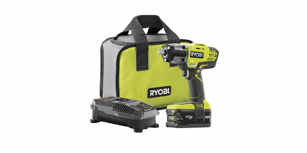RYOBI 18V ONE+ Impact Wrench Kit goes to 139 for a limited time (Reg