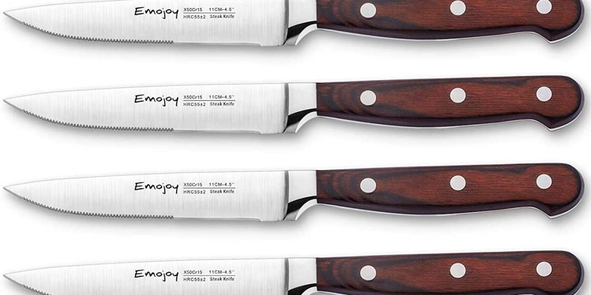 1-day steak knife and block set sale from $18 Prime shipped (Up to  34% off)