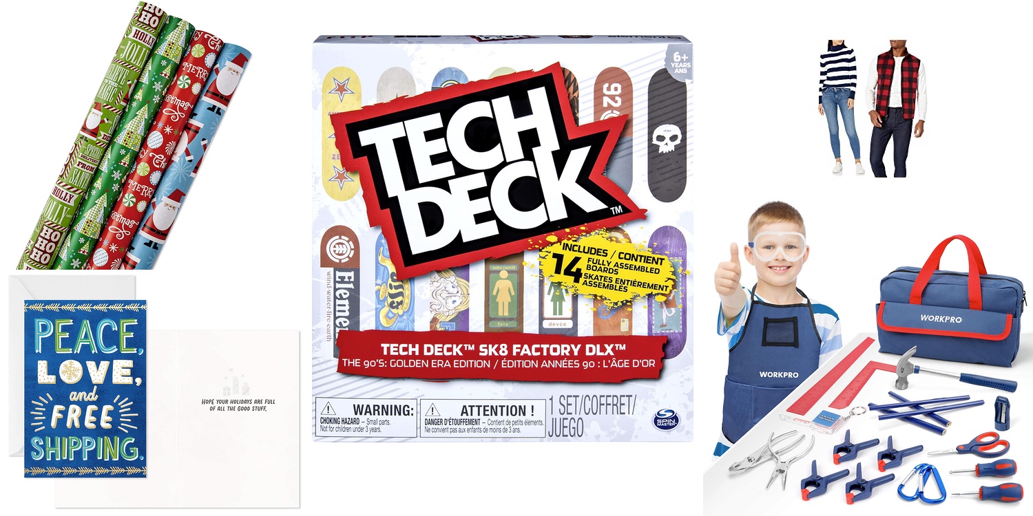 Amazon Gold Box starts holiday shopping early with 30 off gift wrap