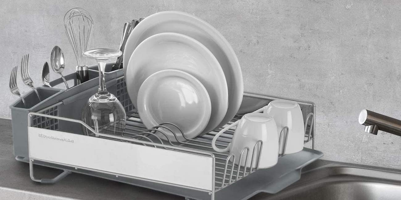 Revamp Your Setup With KitchenAid S Full Size Dish Rack At 48 50   KitchenAid Full Size Dish Rack 