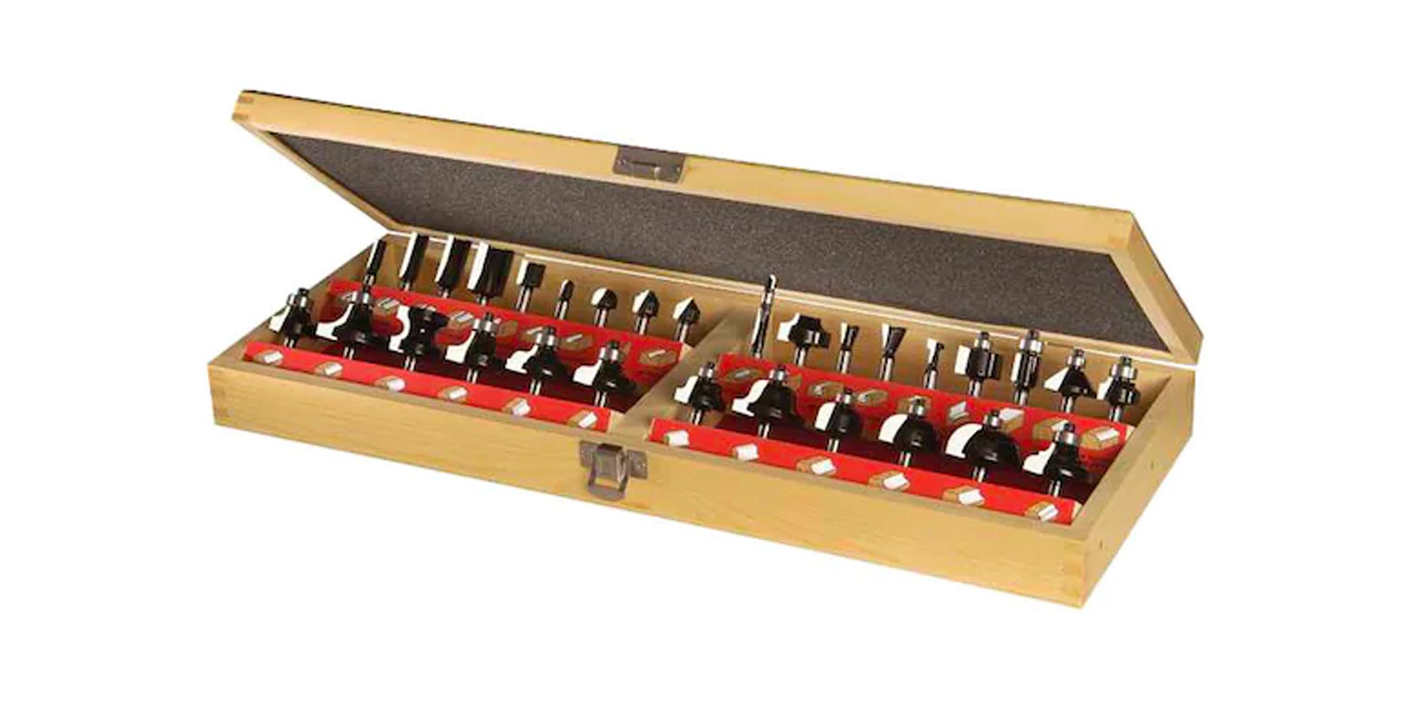 SKIL's 30-piece carbide-tipped router bit set gets 50% discount to just $49