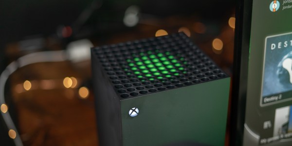 Top of the Xbox Series X