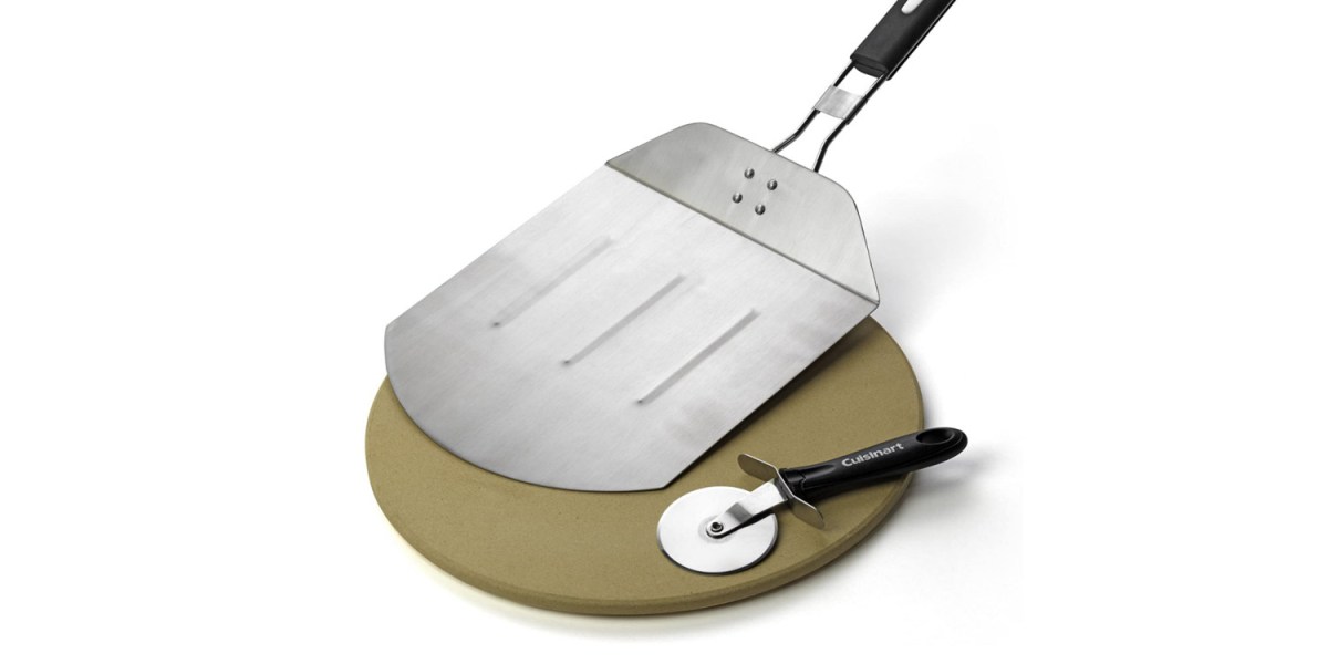 Add the 3piece Cuisinart Pizza Stone Set to your BBQ kit for 22.50