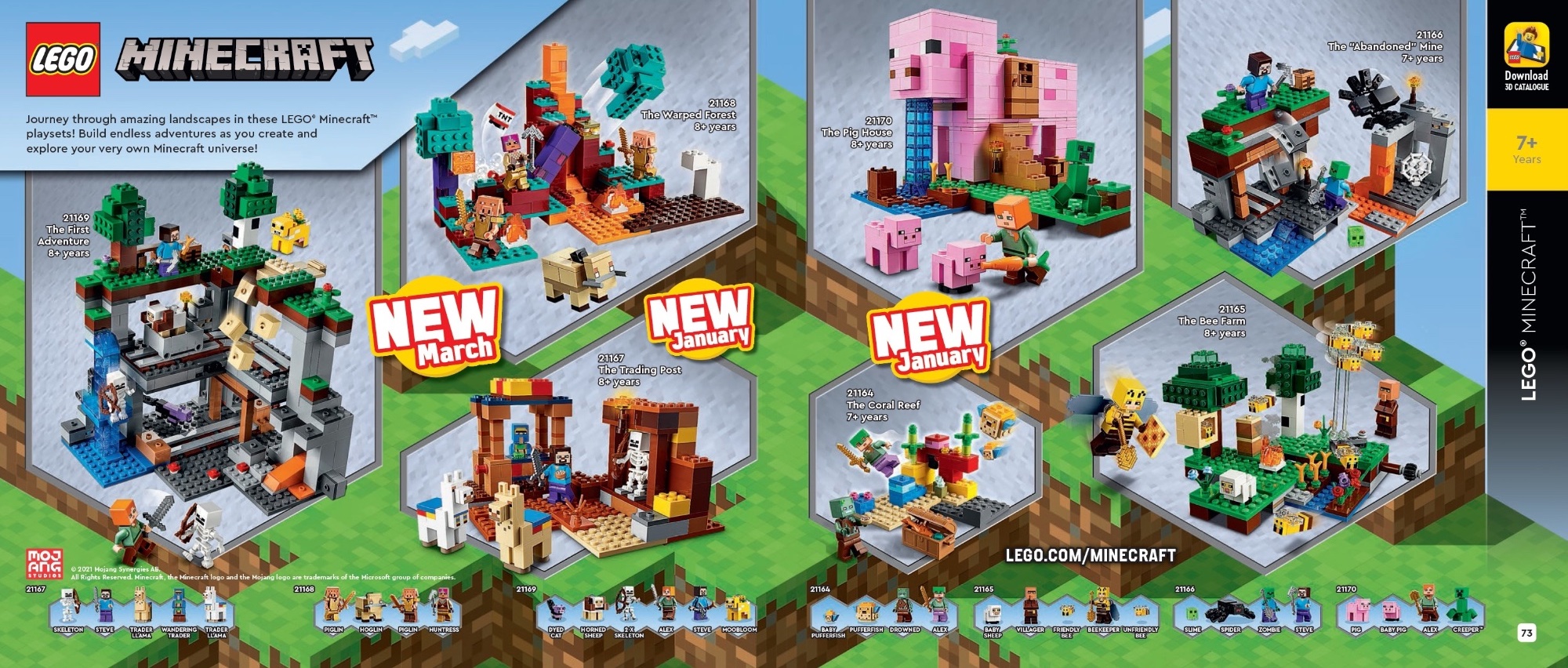 Lego Catalog 21 New Creator Minecraft Ninjago More 9to5toys