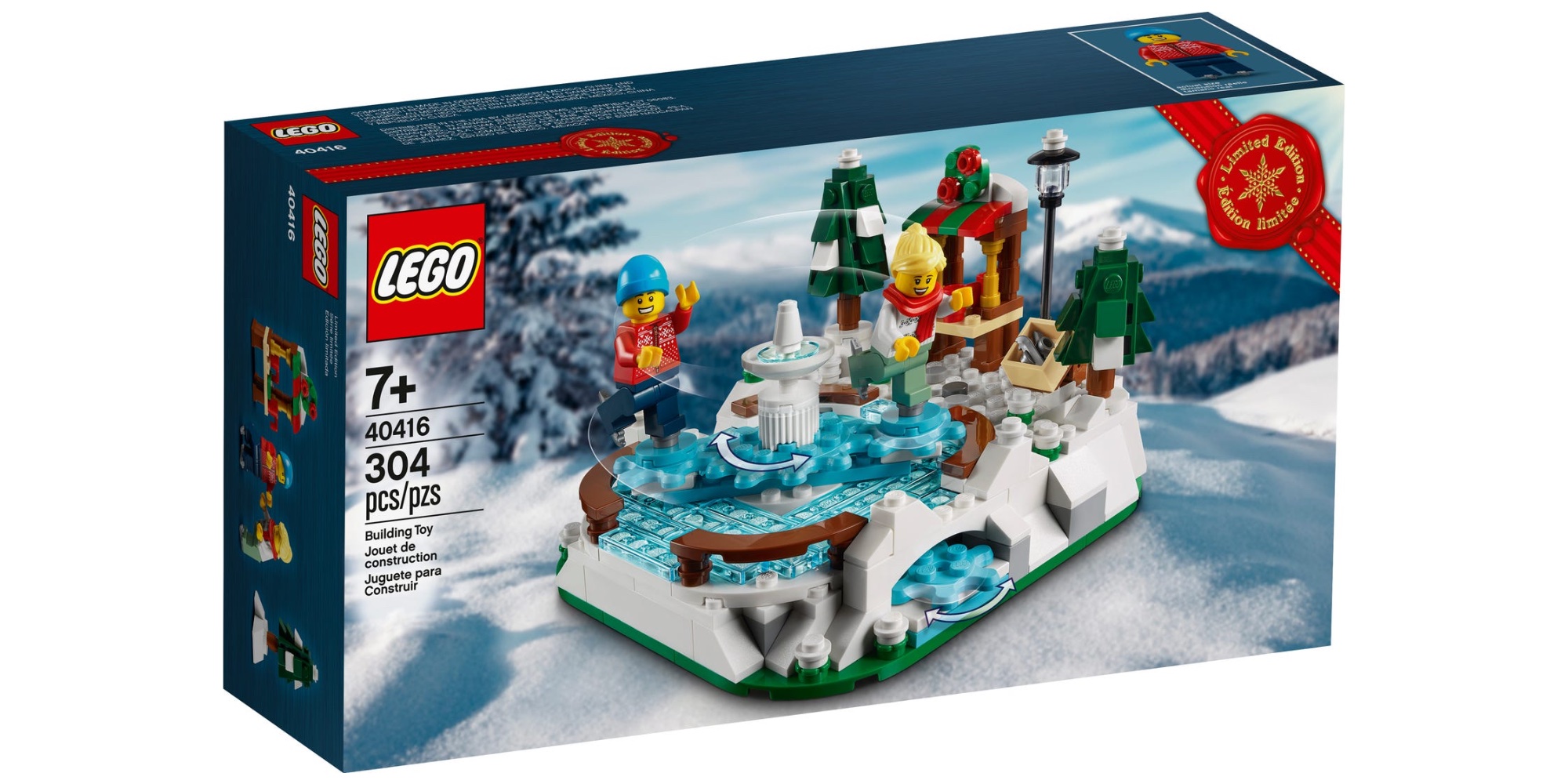 LEGO Ice Skating Rink Set 304 Pieces for sale online 40416